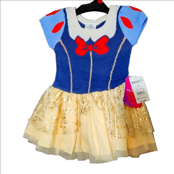 Other - Blue and Gold Snow White Dress for Kids Size18 Months